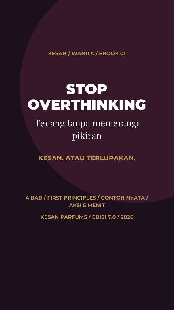Sampul STOP OVERTHINKING